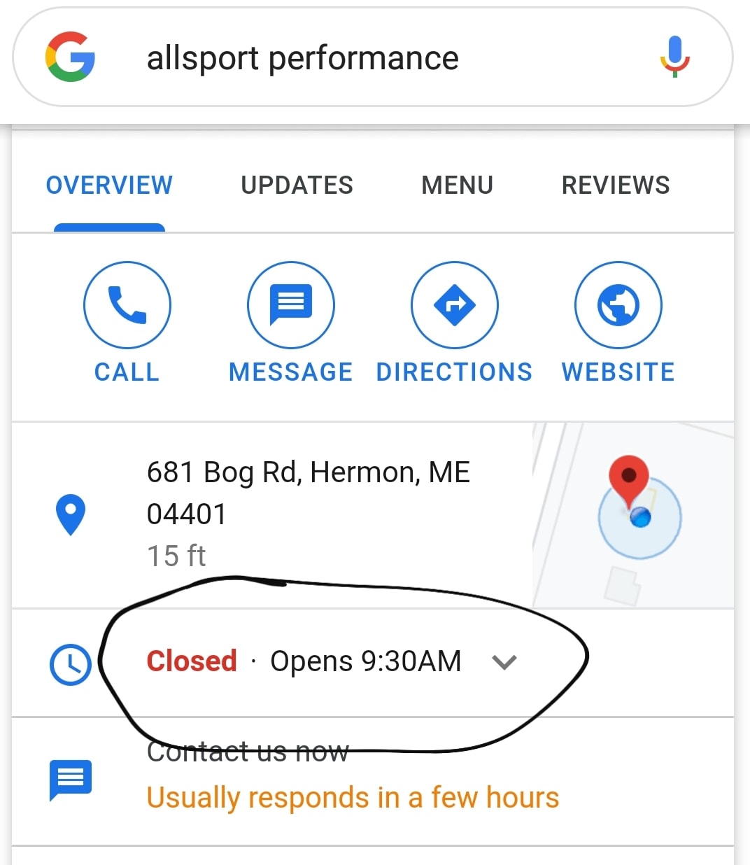 Google Gun Shop Business Hours Maine