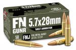 FN GUNR 5.7x28mm FMJ 40gr 50rds Target Ammo