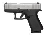 Glock G43X 43X 9mm Silver 10+1 3.39"