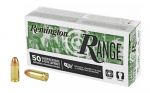 Remington Range 9mm 115gr FMJ 50rds Ammunition