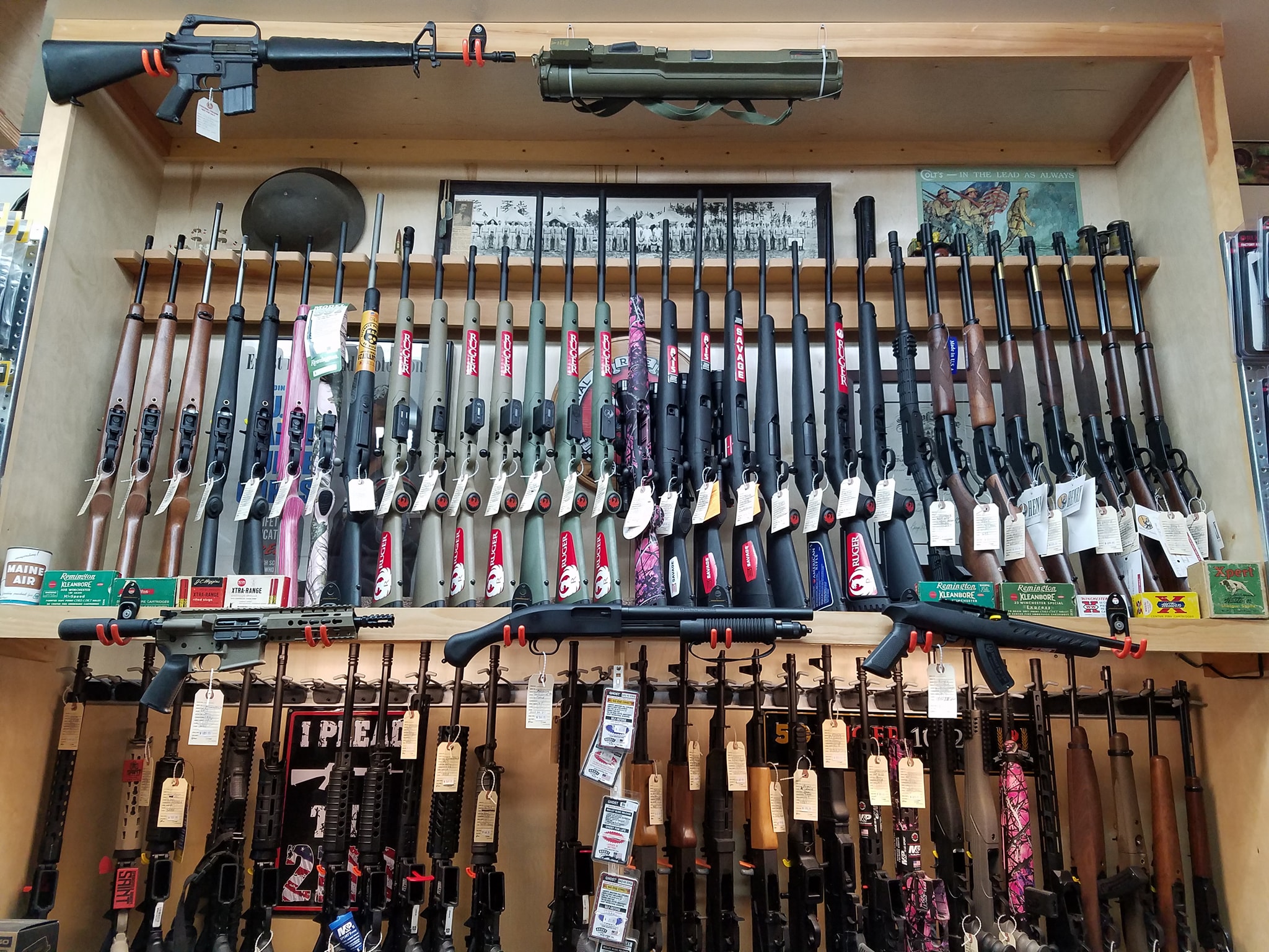 Maine Gun Dealer Firearm Rack