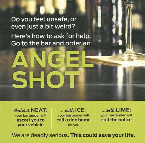 Bartender Angel Shot for Help Maine Bar