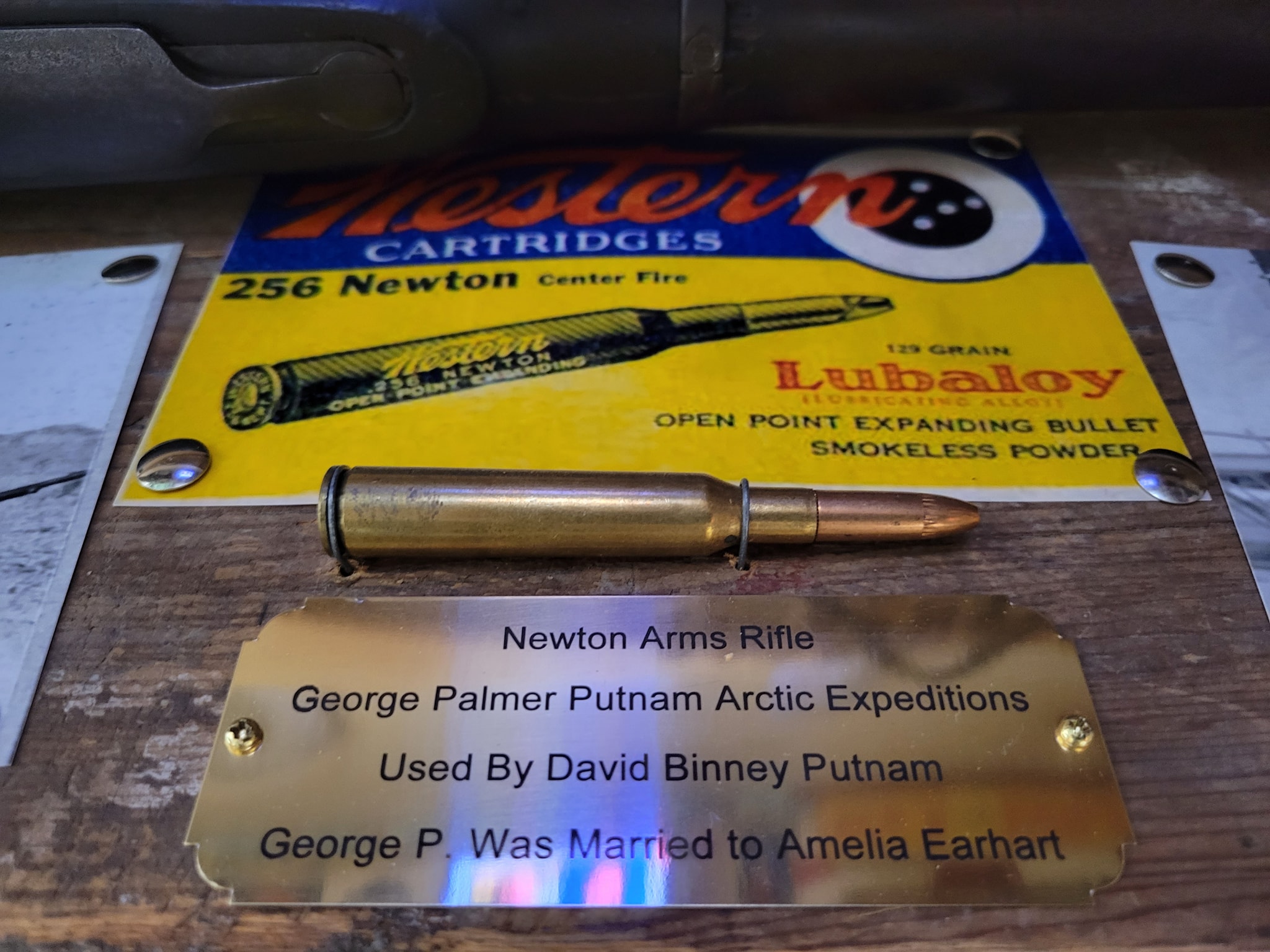 George Palmer Putnam Amelia Earhart Newton Rifle Arctic Expedition Hermon Maine
