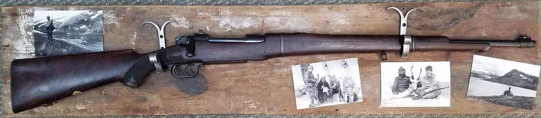 NEWTON ARMS MODEL 1916 256 BUFFALO RIFLE PUTNAM ARCTIC EXPEDITIONS MAINE