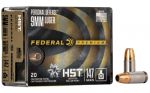Federal HST 9mm 147gr JHP 20rds Ammo