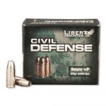 Liberty Civil Defense 9mm +P 50gr 20rds