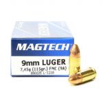 Magtech 9mm 115gr FMJ 50rds Ammunition