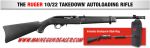 RUGER 10/22 TAKEDOWN BLACK SYNTHETIC W/ FLASH HIDE