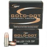 Speer Gold Dot 9mm 124gr GDHP 20rds