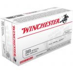 Winchester 38 Special 130gr FMJ Ammo 50rds