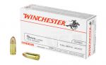 Winchester 9mm 124gr FMJ 50rds Ammunition