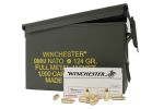 Winchester 9mm Nato 124gr 1000rds  Bulk Ammo Can