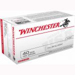 Winchester 40 S&W 165gr FMJ 100rds