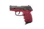 SCCY CPX-1 CB BLK / CRIMSON W/ SAFETY 9MM 10RD